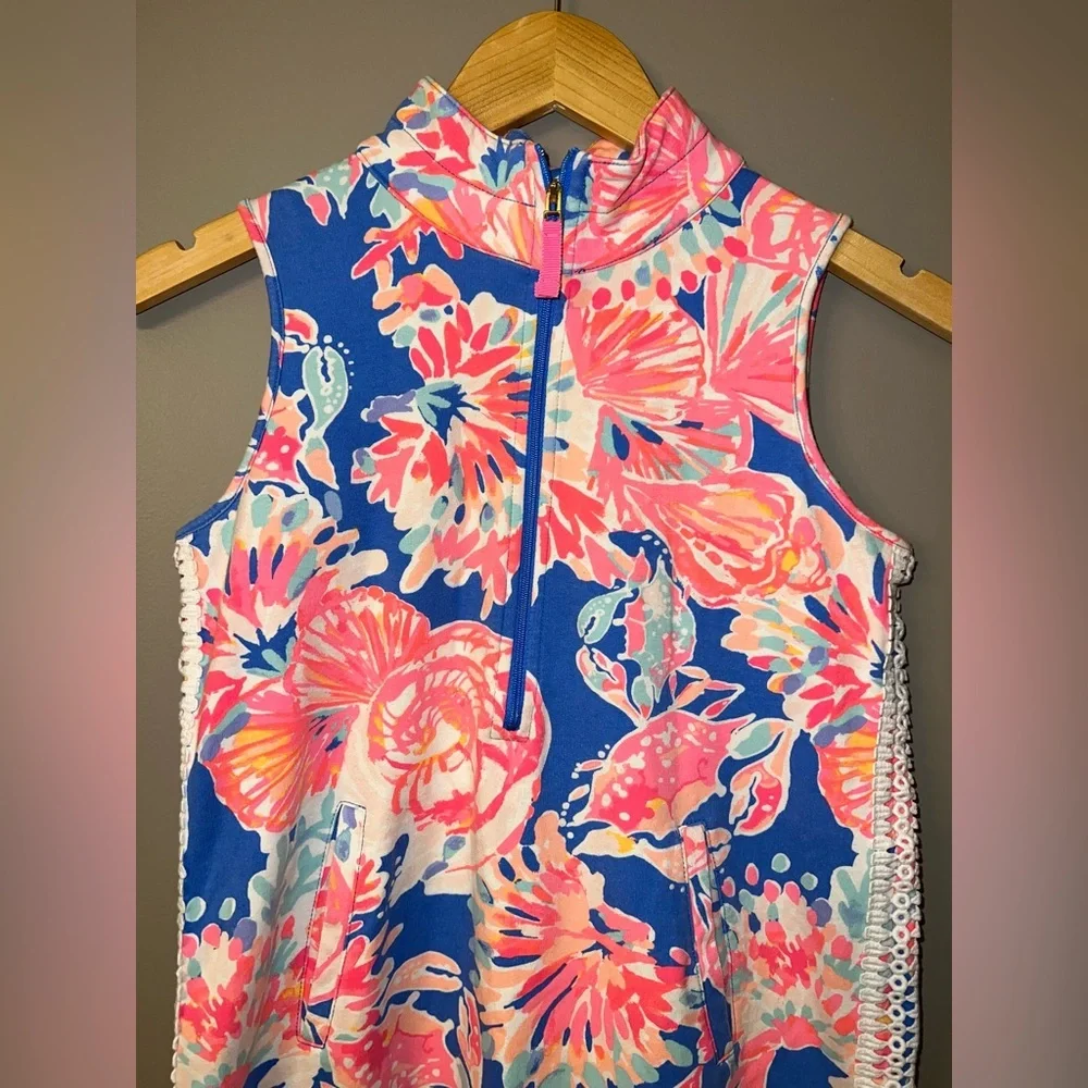 Lilly Pulitzer Mini Skipper sleeveless dress bay dreamin blue